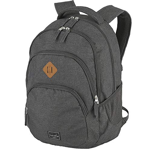 travelite Handgepäck Rucksack, Laptop Rucksack 15,6 Zoll, BASICS, Daypack, Tagesrucksack mit vielen Fächern, 45 cm, 22 Liter